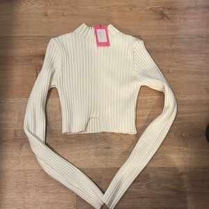 Edikted turtle neck crop top